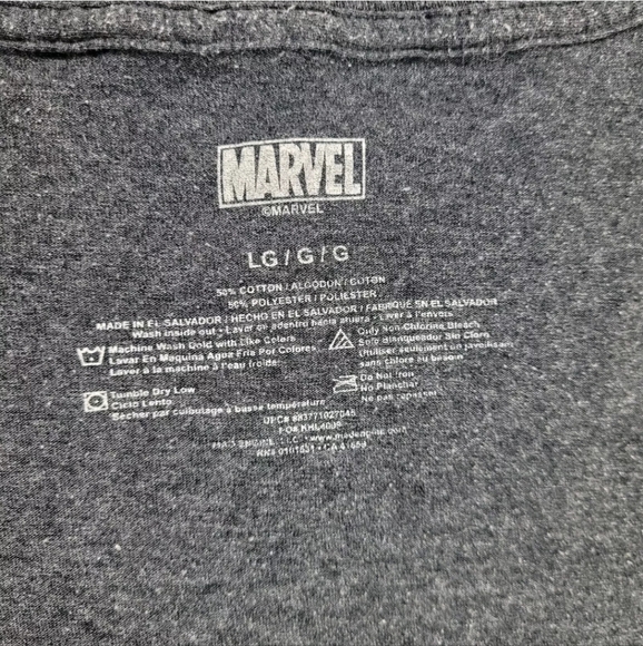 Marvel Comics T-Shirt Mens Large Captain America Avengers Superhero Solider Gray - Picture 3 of 12